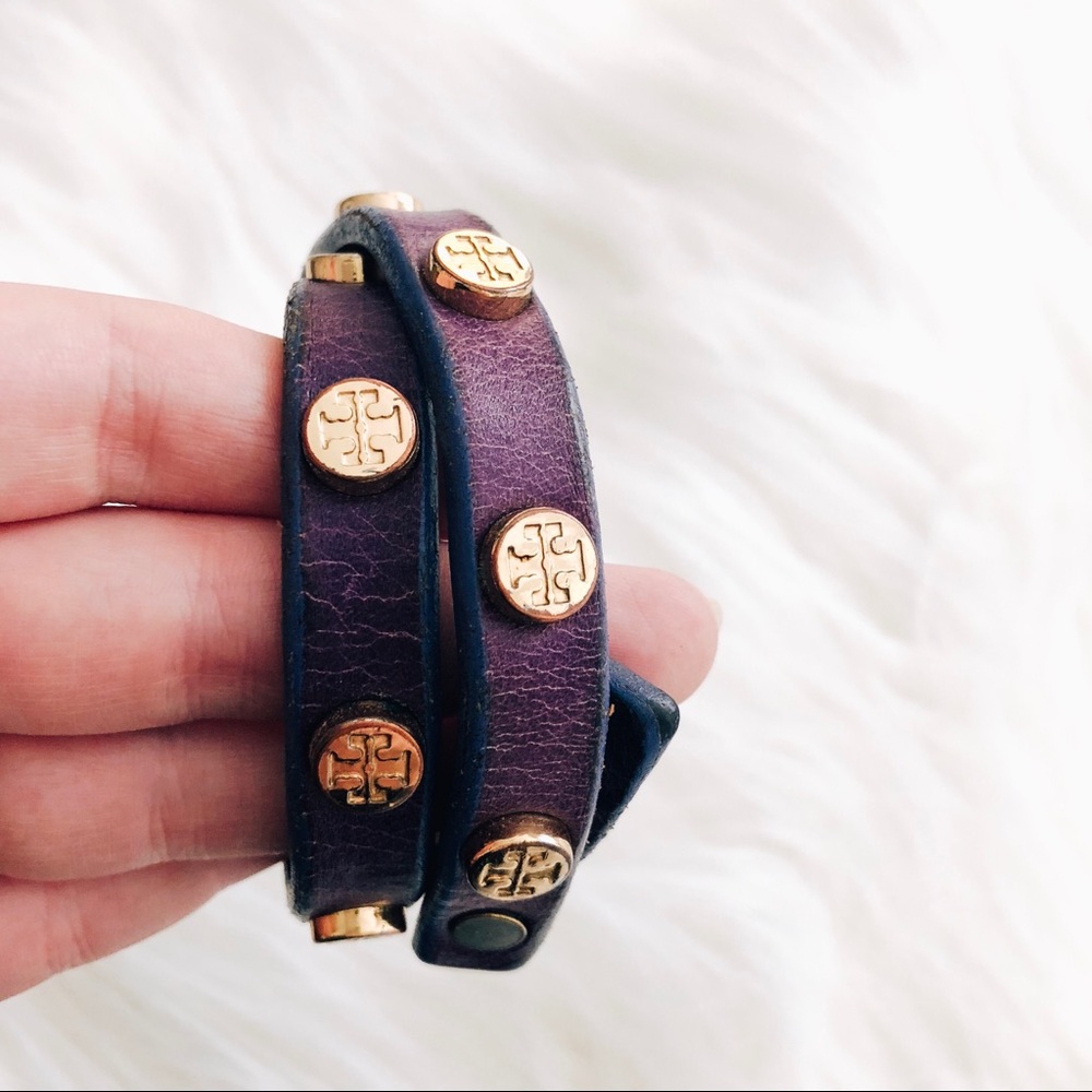 Tory Burch Purple Wrap Bracelet - Picture 5 of 5